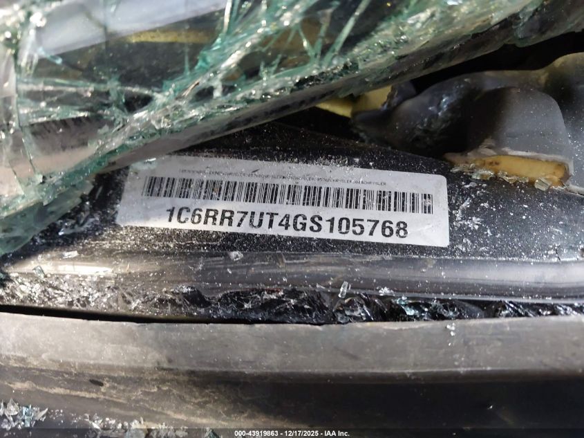 2016 Ram 1500 Sport VIN: 1C6RR7UT4GS105768 Lot: 43919863