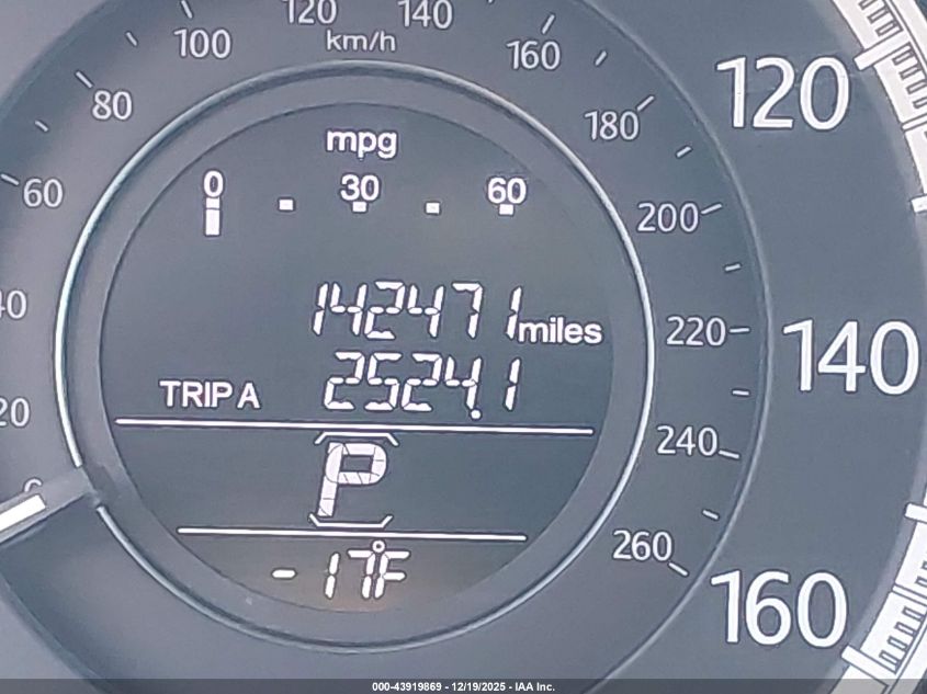 2014 Honda Accord Ex-L VIN: 1HGCR2F89EA212975 Lot: 43919869