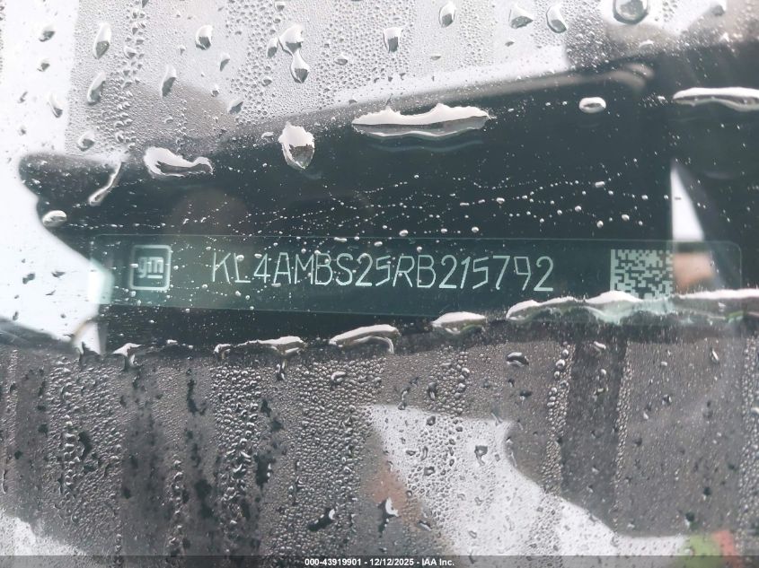 2024 Buick Encore Gx Preferred Fwd VIN: KL4AMBS25RB215792 Lot: 43919901