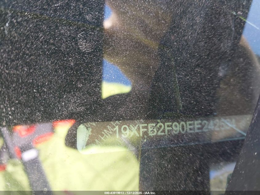 2014 Honda Civic Ex-L VIN: 19XFB2F90EE242534 Lot: 43919913