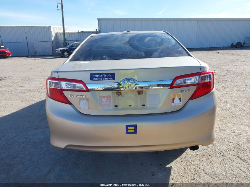 2012 Toyota Camry Xle VIN: 4T4BF1FK9CR205756 Lot: 43919942