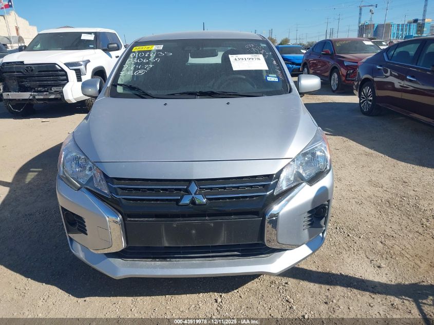 2024 Mitsubishi Mirage Es/Le VIN: ML32AUHJ2RH030659 Lot: 43919978