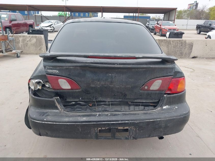 1998 Toyota Corolla Le VIN: 1NXBR18E6WZ008315 Lot: 43920013