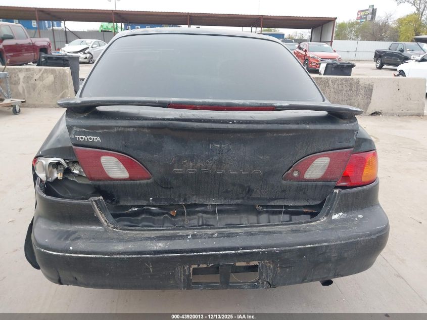 1998 Toyota Corolla Le VIN: 1NXBR18E6WZ008315 Lot: 43920013