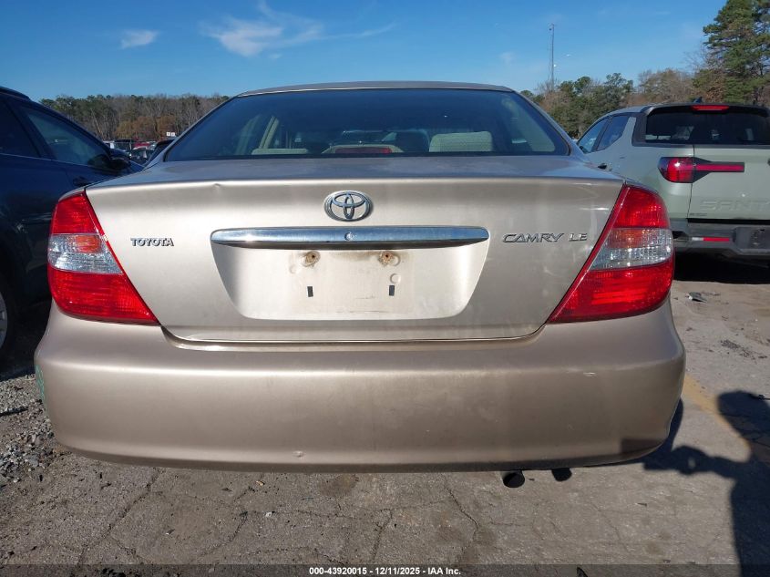 2003 Toyota Camry Le VIN: 4T1BE32K53U689388 Lot: 43920015