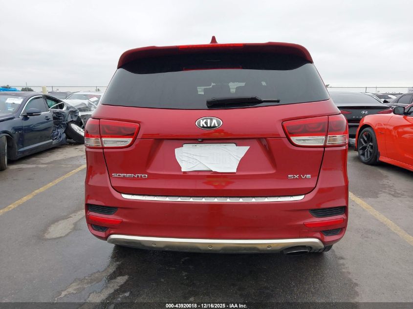 2016 Kia Sorento 3.3L Sx VIN: 5XYPKDA56GG121324 Lot: 43920018