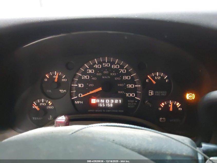 2002 Chevrolet Express VIN: 1GCGG25R521209924 Lot: 43920036