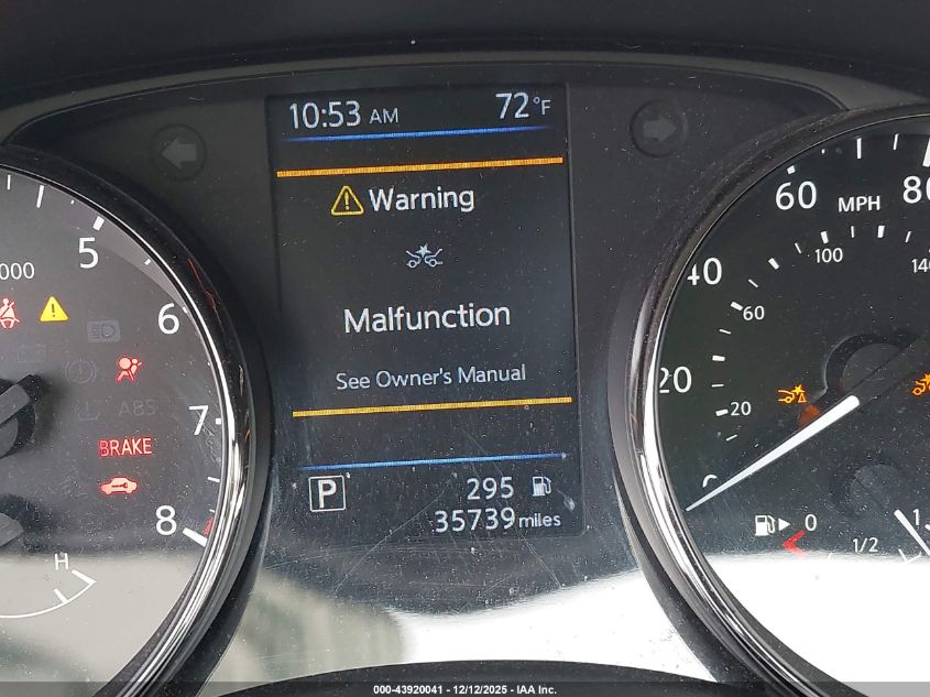 2021 Nissan Rogue Sport S Fwd Xtronic Cvt VIN: JN1BJ1AV2MW316673 Lot: 43920041