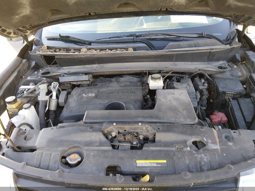 2017 Nissan Pathfinder Sv VIN: 5N1DR2MN0HC652583 Lot: 43920060