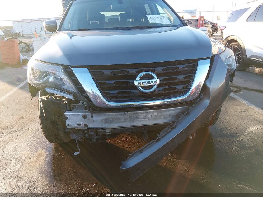 2017 Nissan Pathfinder Sv VIN: 5N1DR2MN0HC652583 Lot: 43920060