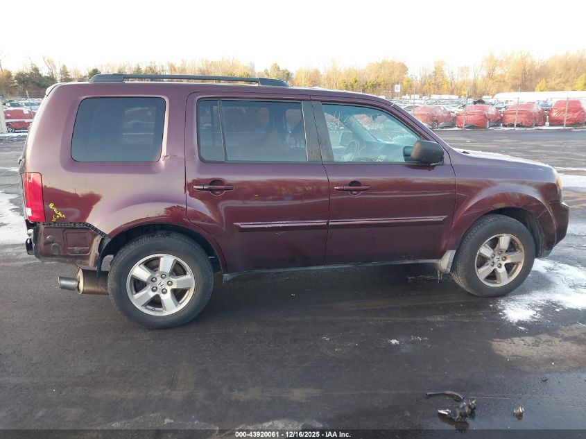2010 Honda Pilot Ex VIN: 5FNYF4H48AB011783 Lot: 43920061