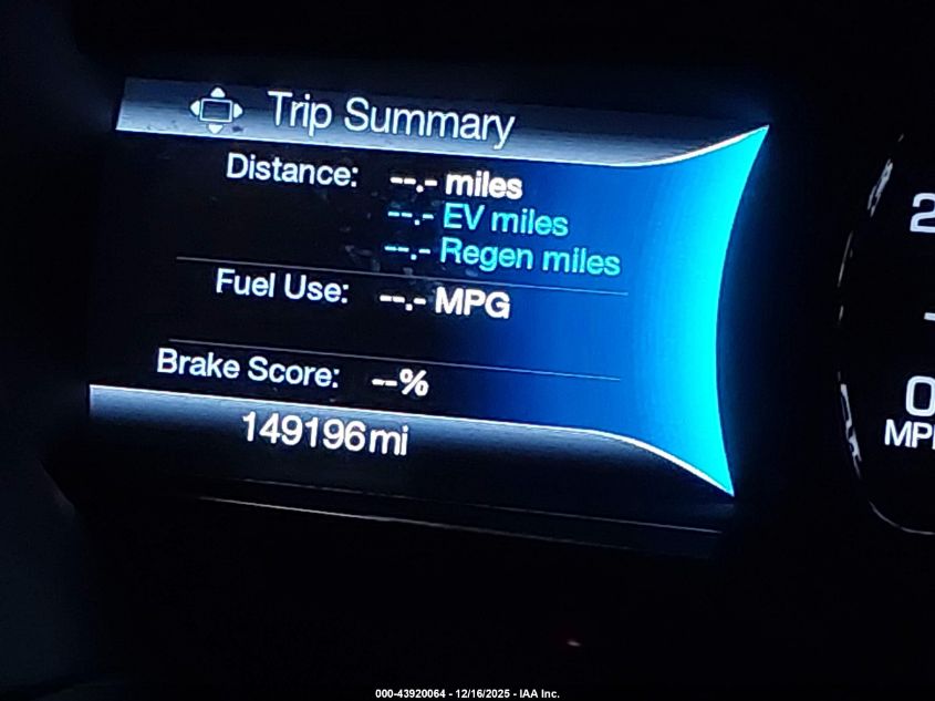 2017 Lincoln Mkz Hybrid Reserve VIN: 3LN6L5MU2HR626653 Lot: 43920064