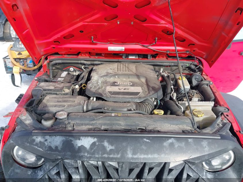 2018 Jeep Wrangler Jk Unlimited Sport S 4X4 VIN: 1C4BJWDG9JL909919 Lot: 43920088