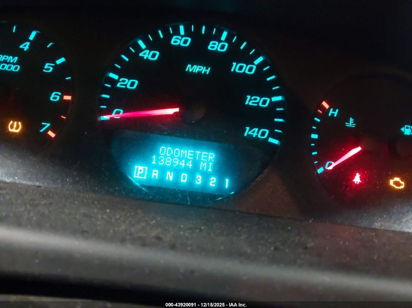 2011 Chevrolet Impala Ls VIN: 2G1WF5EK8B1260548 Lot: 43920091