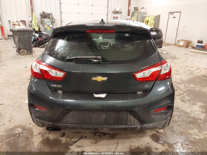 2018 Chevrolet Cruze Lt Manual VIN: 3G1BD6SM0JS592535 Lot: 43920094