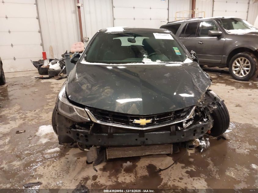 2018 Chevrolet Cruze Lt Manual VIN: 3G1BD6SM0JS592535 Lot: 43920094