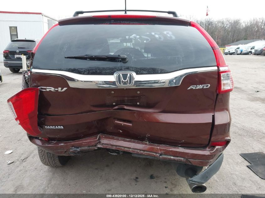2015 Honda Cr-V Ex VIN: 5J6RM4H58FL007086 Lot: 43920100