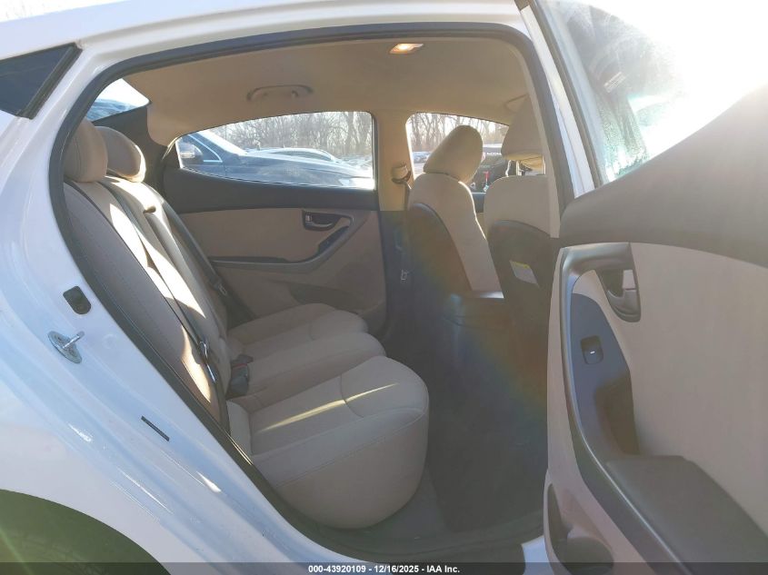 2016 Hyundai Elantra Se VIN: 5NPDH4AE4GH792663 Lot: 43920109