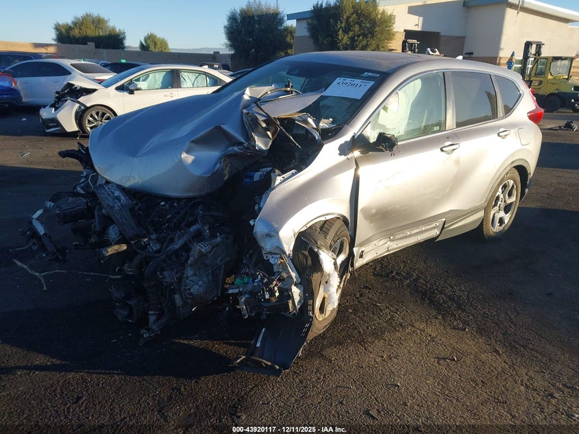 VIN 5J6RW1H5XKA042291 2019 HONDA CR-V EX