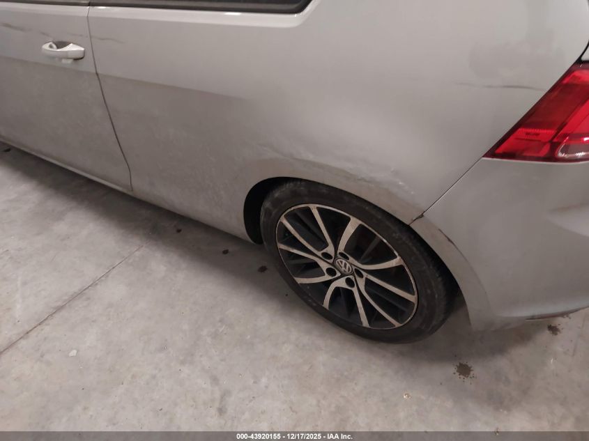 2015 Volkswagen Golf Tsi S 2-Door VIN: 3VW817AU8FM068902 Lot: 43920155