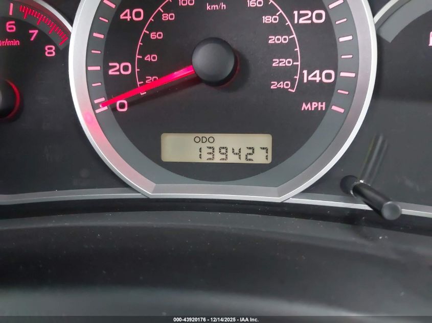 2008 Subaru Impreza 2.5I VIN: JF1GH61618H808275 Lot: 43920176