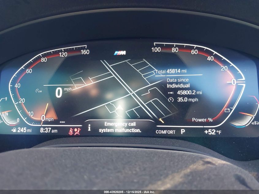 2023 BMW 540 I VIN: WBA53BJ07PCL88986 Lot: 43920205