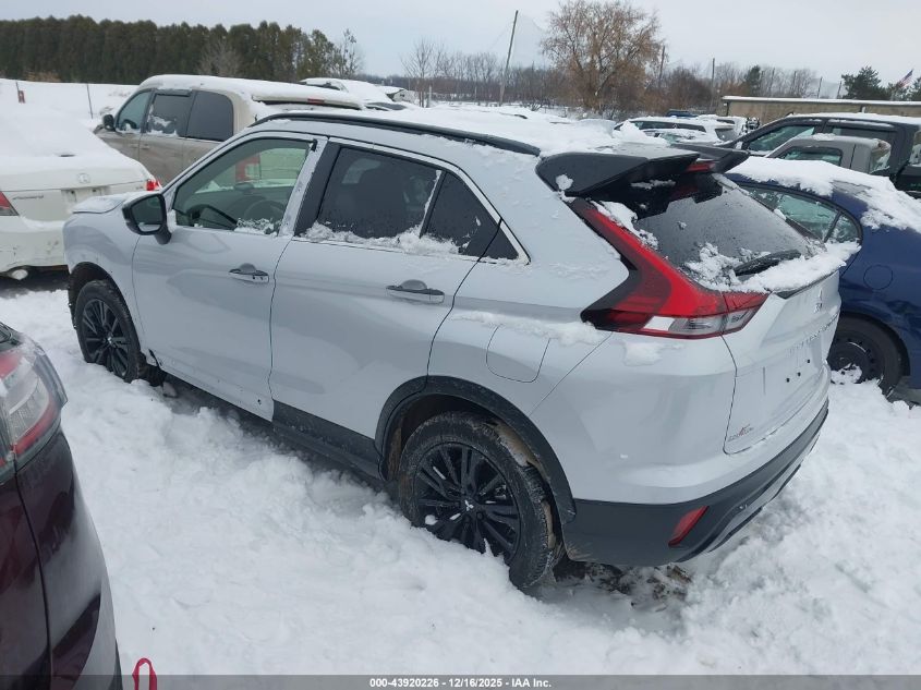 2025 Mitsubishi Eclipse Cross Black Edition S-Awc VIN: JA4ATWAA1SZ024502 Lot: 43920226