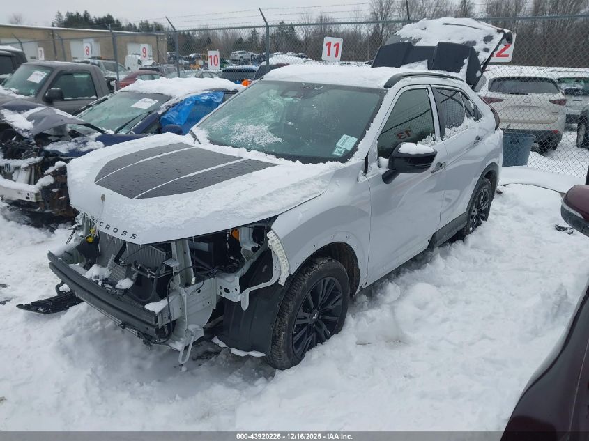 2025 Mitsubishi Eclipse Cross Black Edition S-Awc VIN: JA4ATWAA1SZ024502 Lot: 43920226
