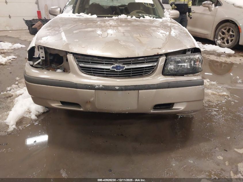 2002 Chevrolet Impala VIN: 2G1WF55E029275640 Lot: 43920230