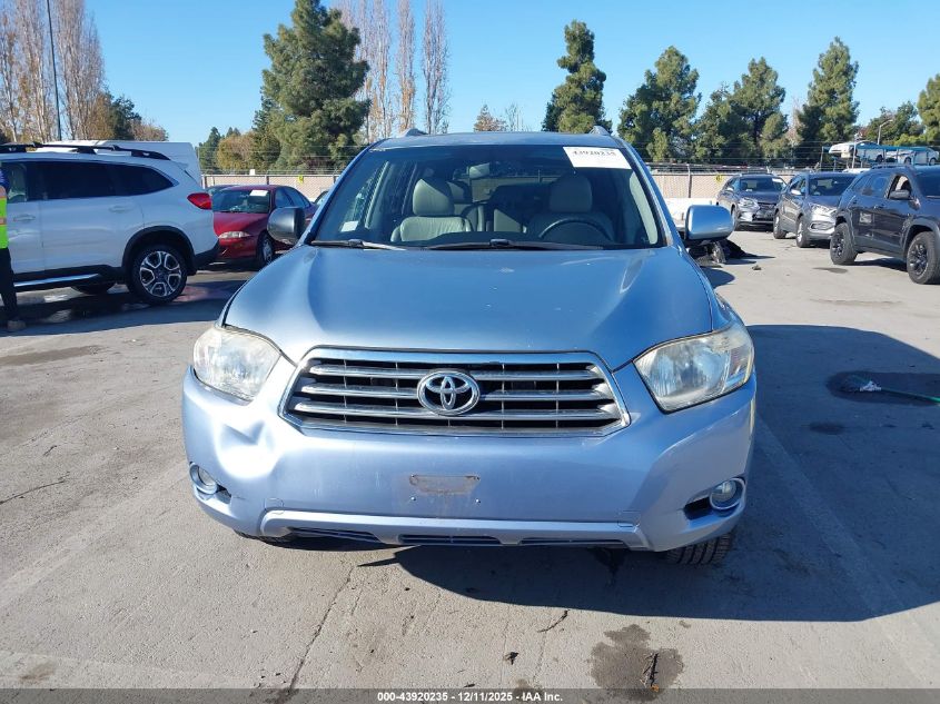 2008 Toyota Highlander Limited VIN: JTEDS42A282038771 Lot: 43920235