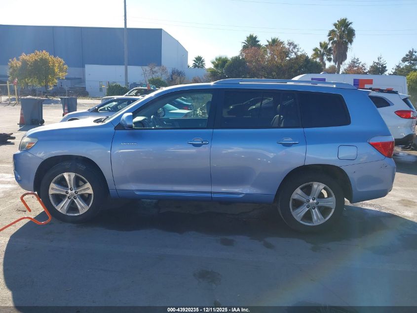 2008 Toyota Highlander Limited VIN: JTEDS42A282038771 Lot: 43920235