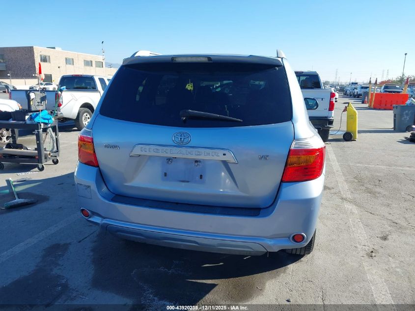 2008 Toyota Highlander Limited VIN: JTEDS42A282038771 Lot: 43920235