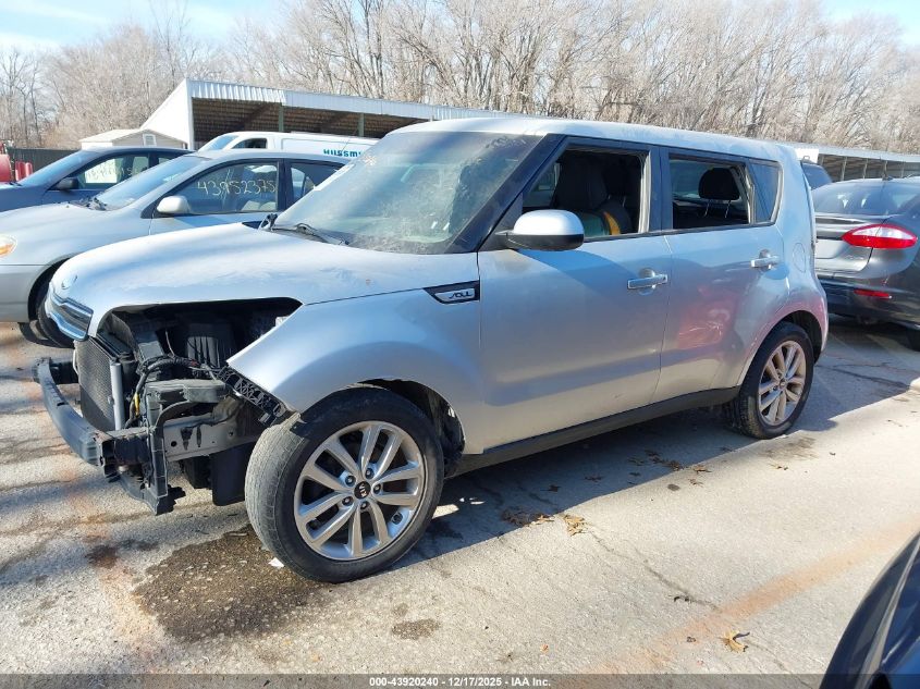 2018 Kia Soul + VIN: KNDJP3A52J7560185 Lot: 43920240