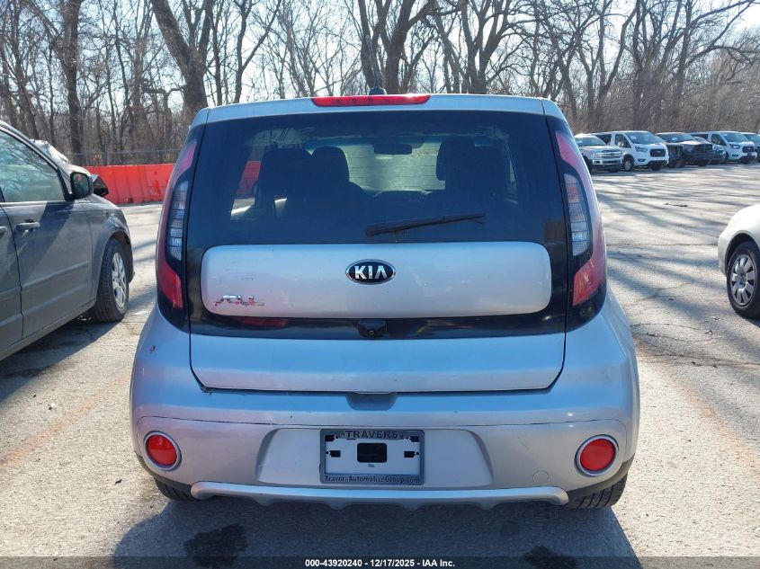 2018 Kia Soul + VIN: KNDJP3A52J7560185 Lot: 43920240