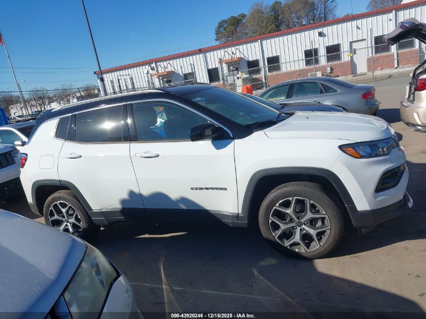 2025 Jeep Compass Limited 4X4 VIN: 3C4NJDCNXST601858 Lot: 43920246