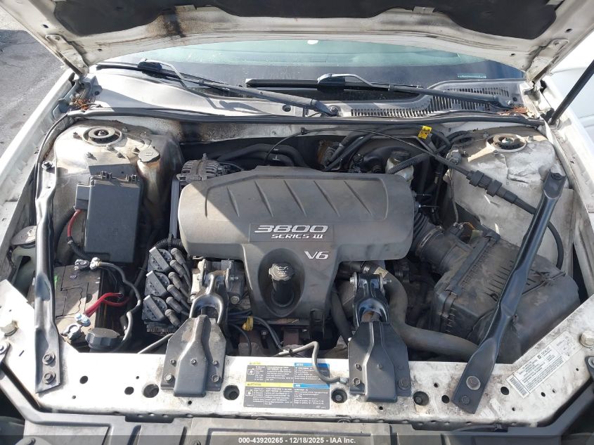 2005 Pontiac Grand Prix VIN: 2G2WP522851195167 Lot: 43920265