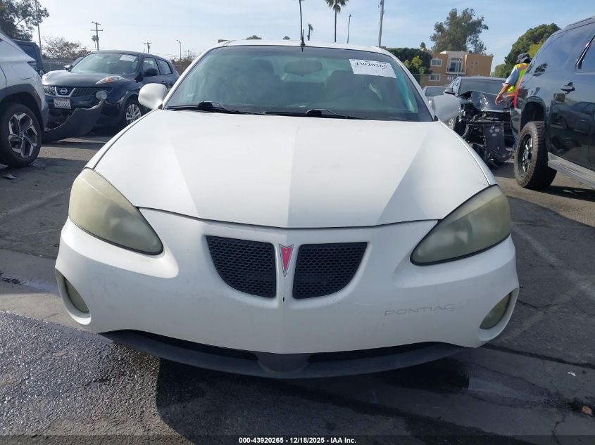 2005 Pontiac Grand Prix VIN: 2G2WP522851195167 Lot: 43920265