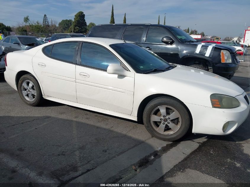 2005 Pontiac Grand Prix VIN: 2G2WP522851195167 Lot: 43920265