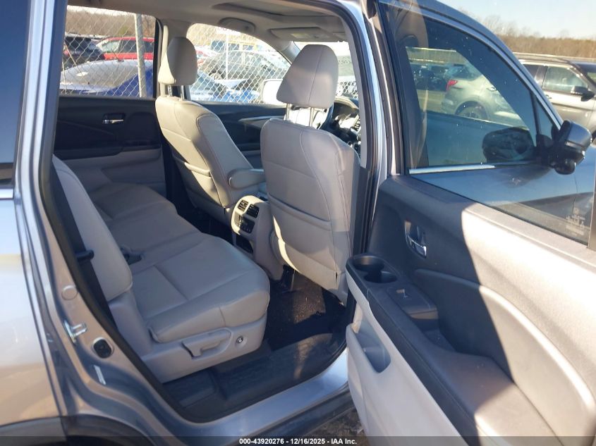 2016 Honda Pilot Ex-L VIN: 5FNYF6H59GB025723 Lot: 43920276