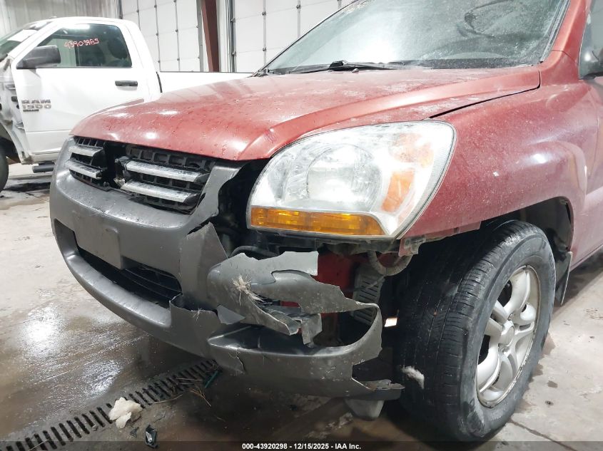 2008 Kia Sportage Lx V6 VIN: KNDJE723687508207 Lot: 43920298