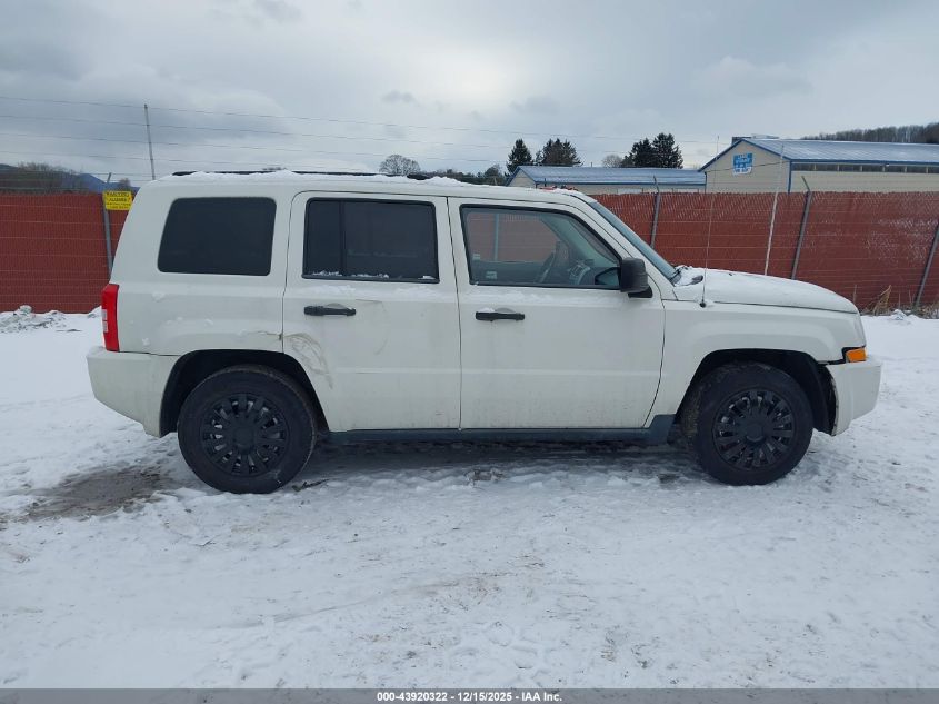 2008 Jeep Patriot Sport VIN: 1J8FT28W38D775623 Lot: 43920322
