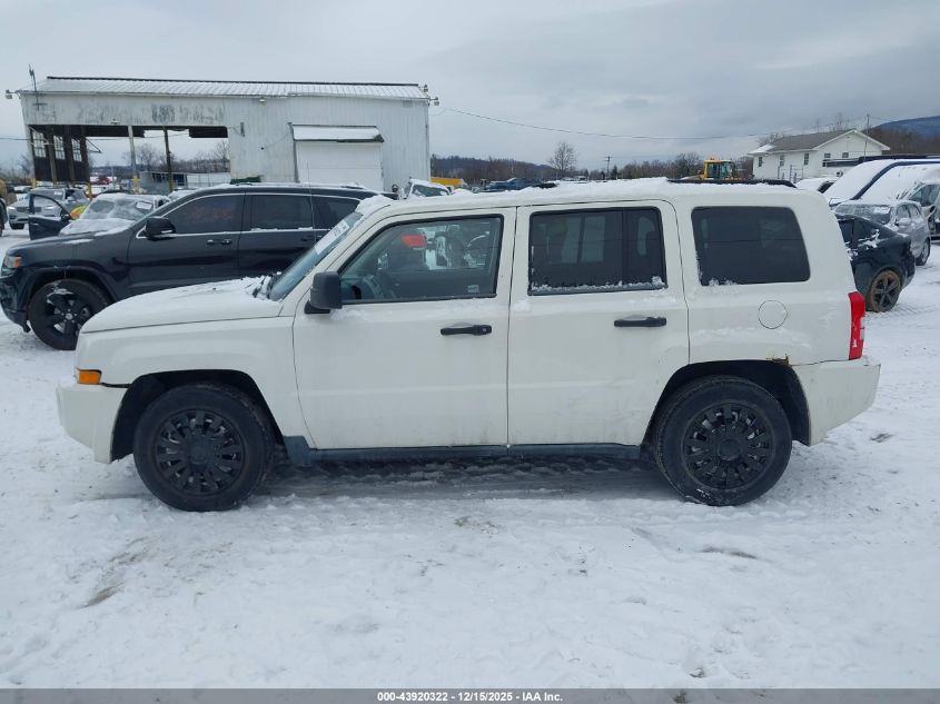 2008 Jeep Patriot Sport VIN: 1J8FT28W38D775623 Lot: 43920322