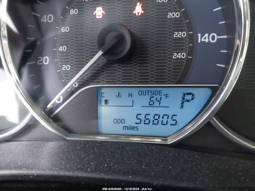 2015 Toyota Corolla Le VIN: 2T1BURHE6FC405943 Lot: 43920360