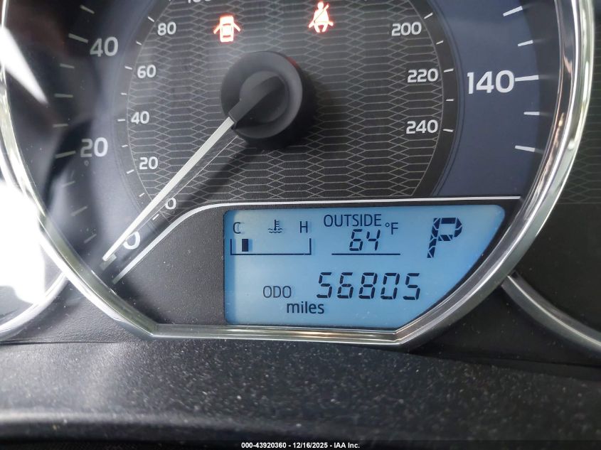 2015 Toyota Corolla Le VIN: 2T1BURHE6FC405943 Lot: 43920360