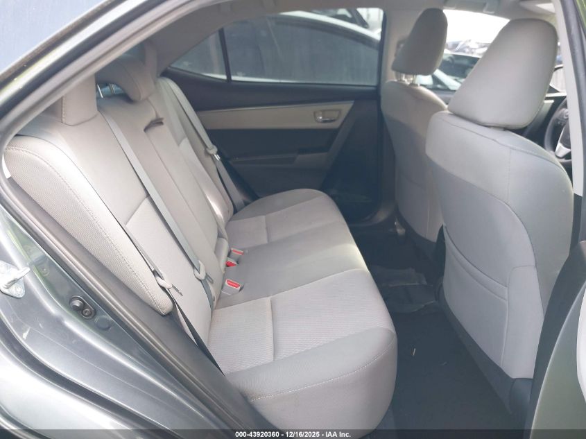 2015 Toyota Corolla Le VIN: 2T1BURHE6FC405943 Lot: 43920360