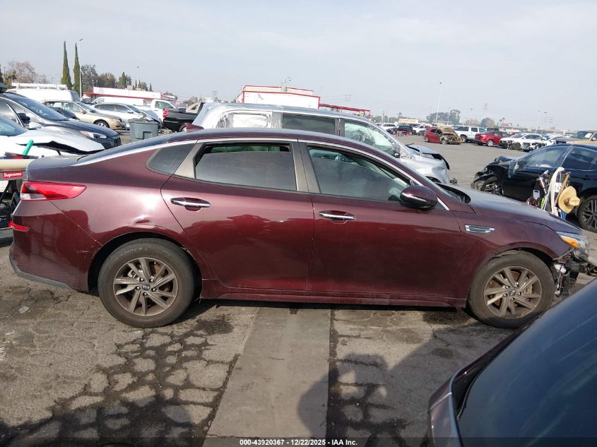 2019 Kia Optima Lx VIN: 5XXGT4L36KG326034 Lot: 43920367