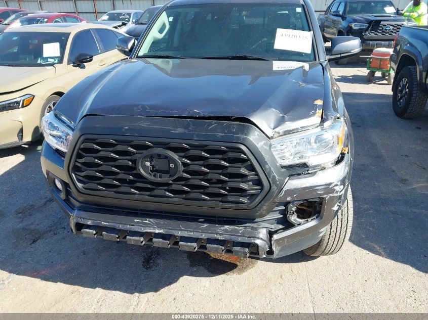 2022 Toyota Tacoma Sr5 V6 VIN: 3TMAZ5CN0NM166702 Lot: 43920375