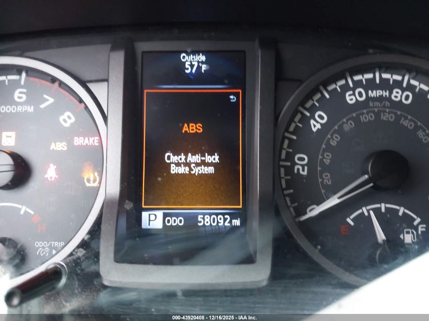 2016 Toyota Tacoma Trd Sport VIN: 5TFAZ5CN9GX020375 Lot: 43920408