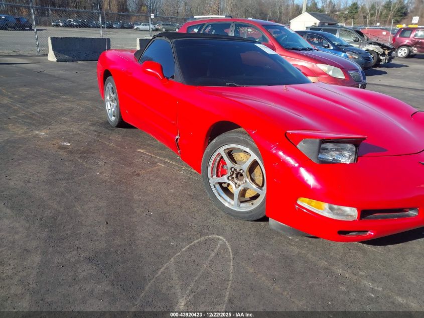 2001 Chevrolet Corvette VIN: 1G1YY32G015128761 Lot: 43920423