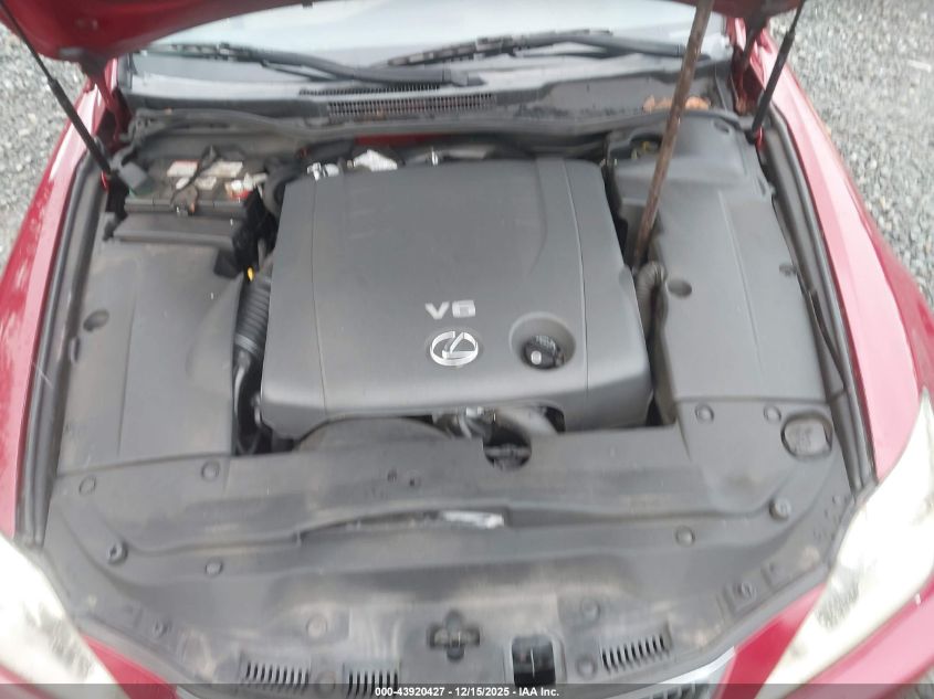 2007 Lexus Is 250 VIN: JTHBK262875041690 Lot: 43920427